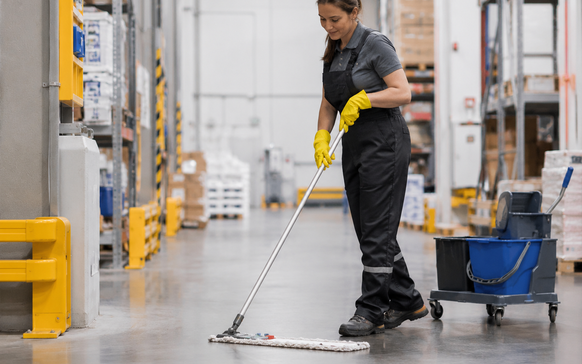 Rabbit Commercial Cleaning for Warehouses & Industrial service detail